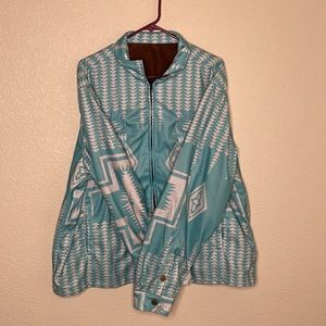 Aztec print jacket